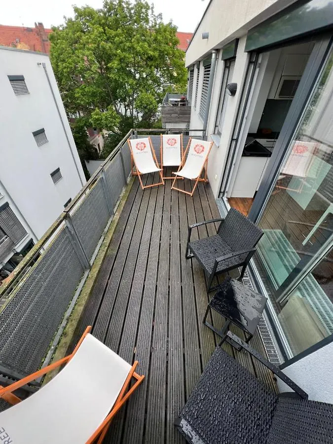 Apartment Penthouse-Wohnung - Balkon - Dachterrasse - Zentrum Nürnberg Deutschland